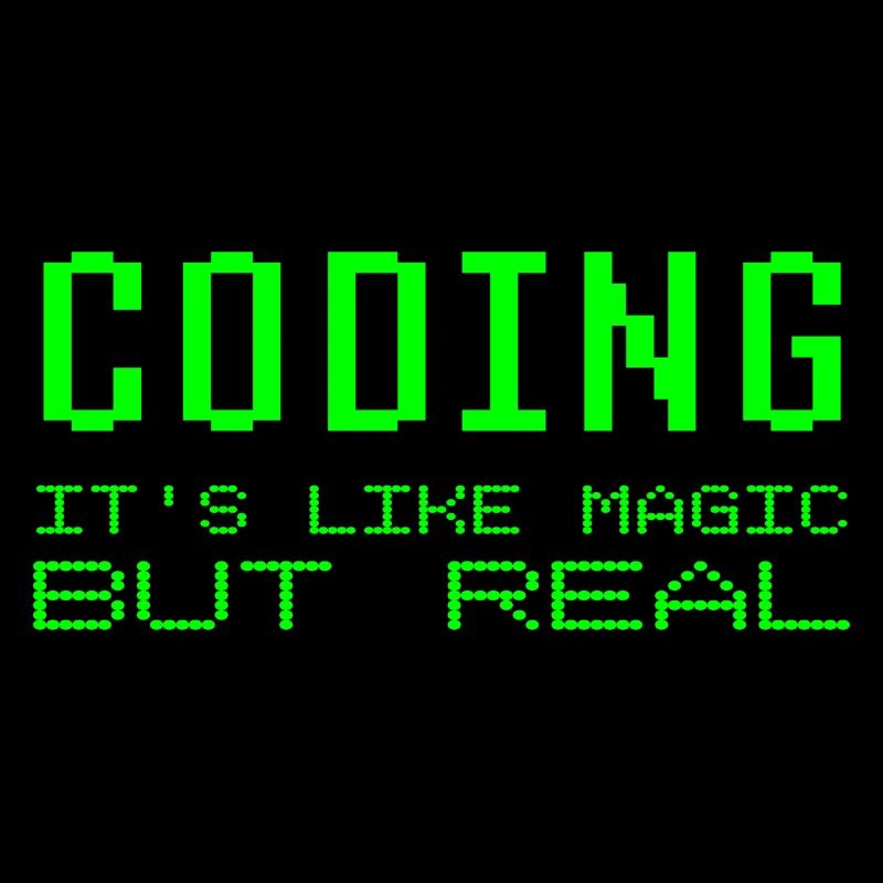 Coding It's Like Magic But Real Programming Joke
