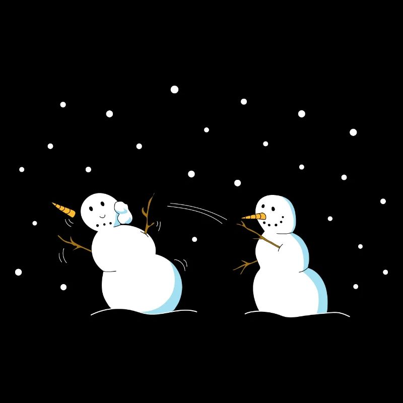 Combat de boules de neige