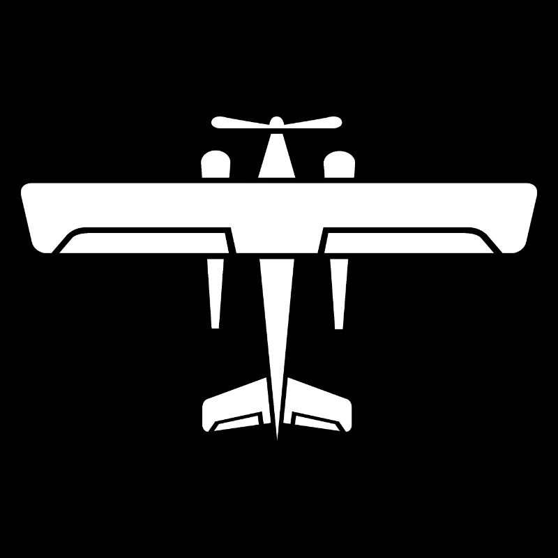 Ancien Avion Icône Flyer Flying Icon Graphique