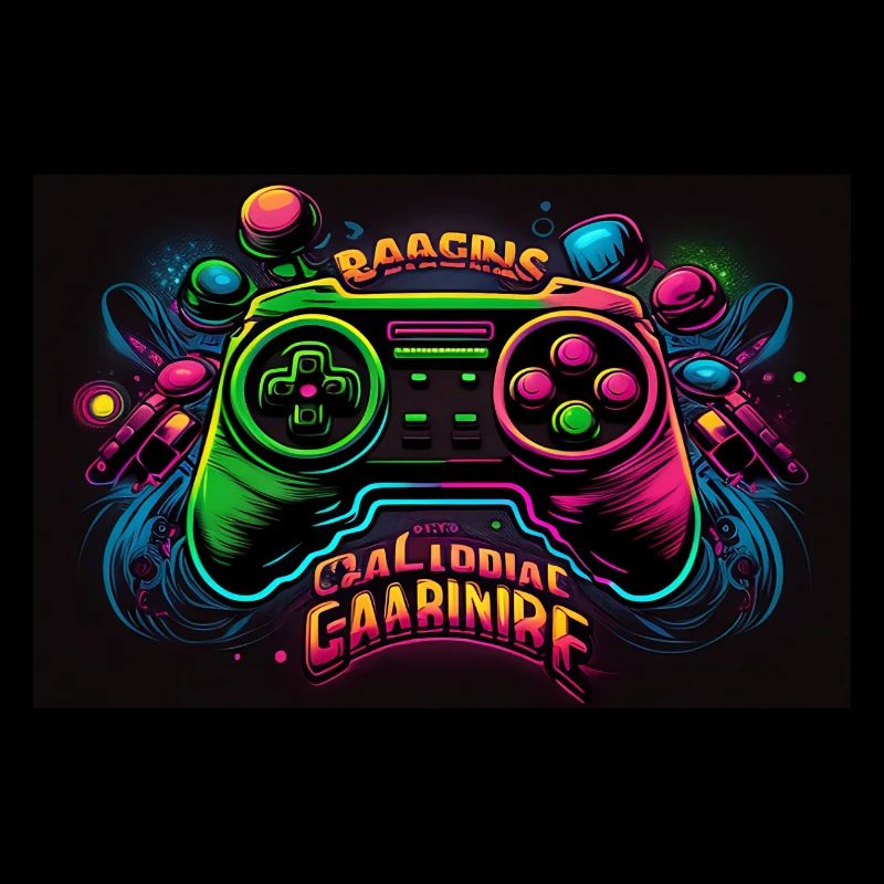 Manette de jeu Neon Space