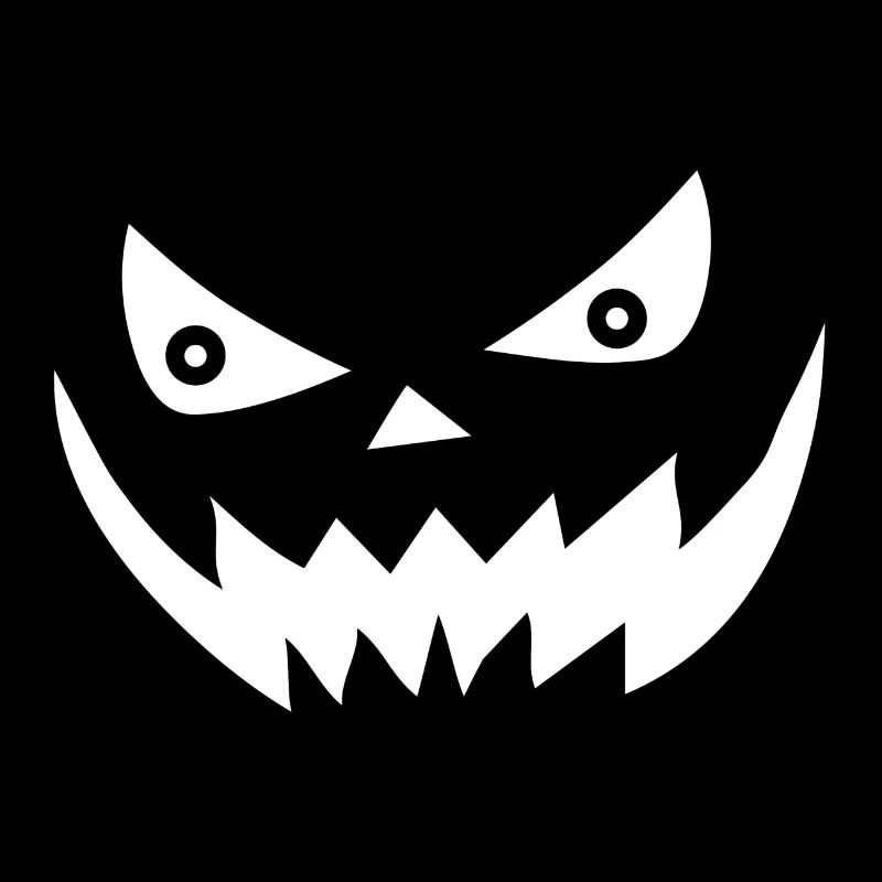 Grimace d’Halloween blanc