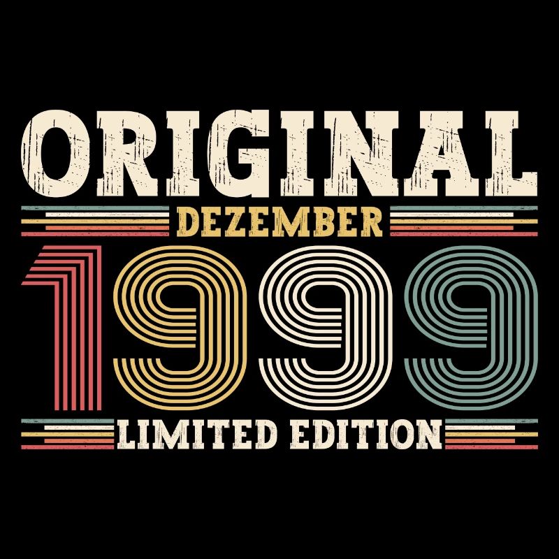 24e anniversaire Original Décembre Millésime 1999