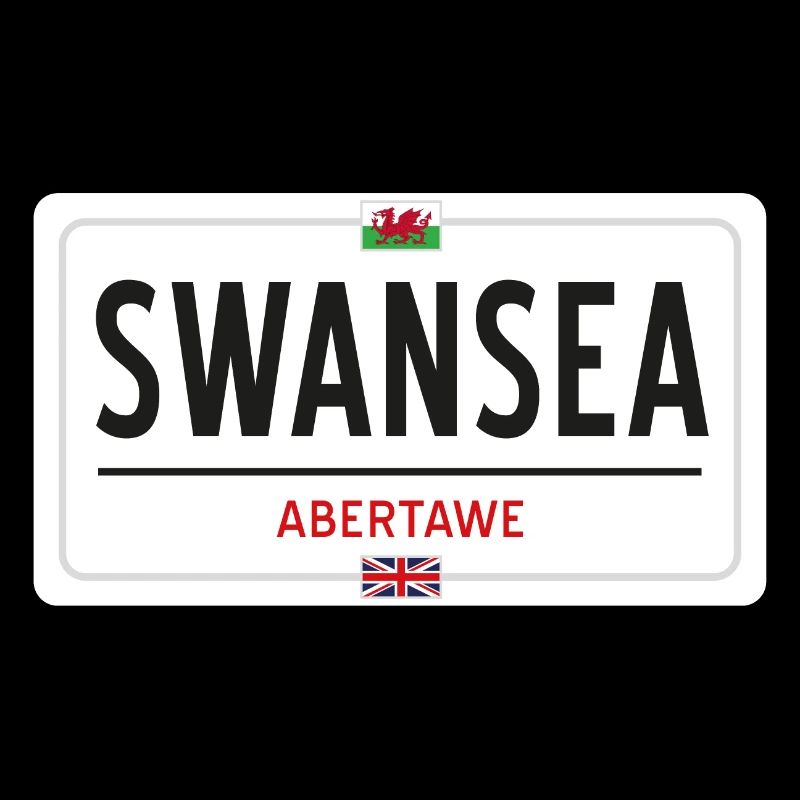 Panneau de la ville de Swansea