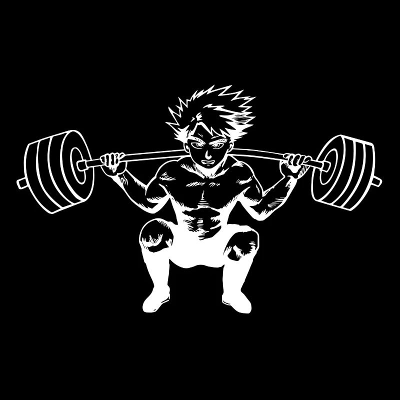Anime Strength Training Dumbbell Lifter