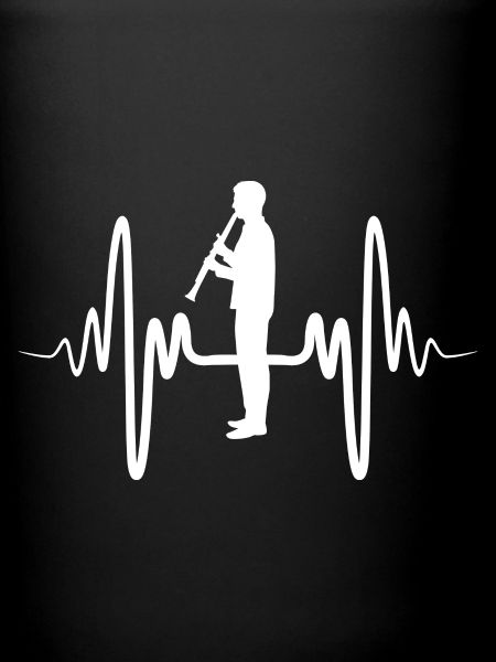 Funny clarinet player