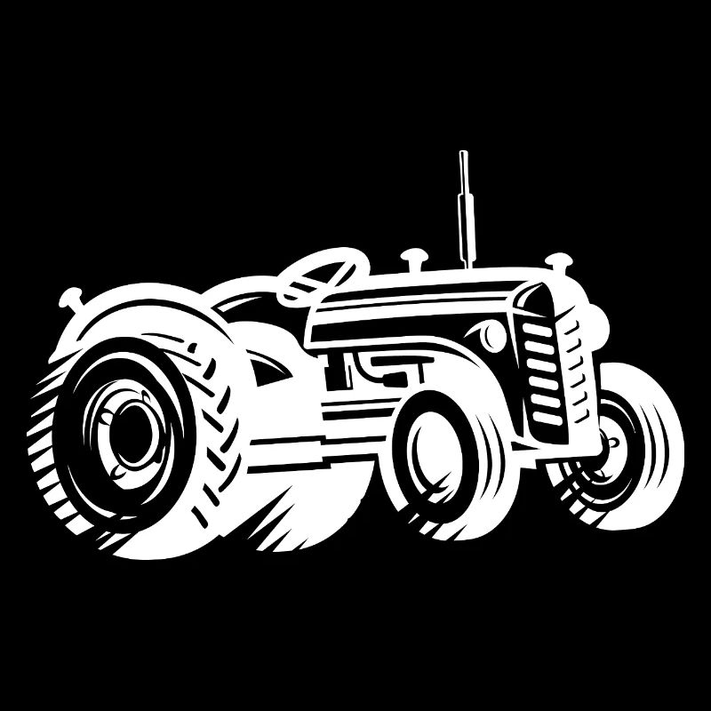 Traktor Silhouette Bauer Landwirtschaft