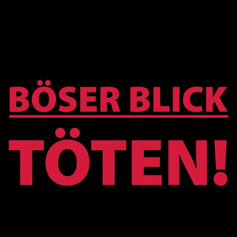 Das ist kein böser Blick - das nennt man töten!
