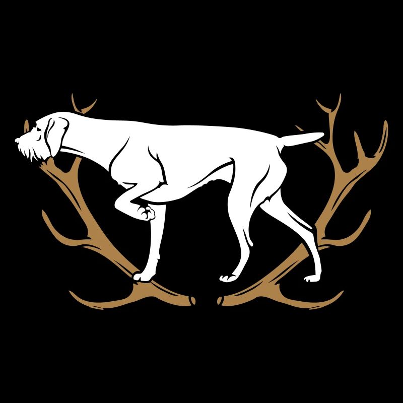 Deutsch Drahthaar - Geweih