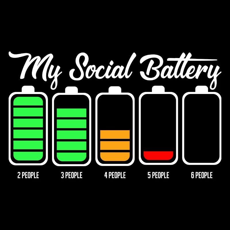 My Social Battery Icon Tee