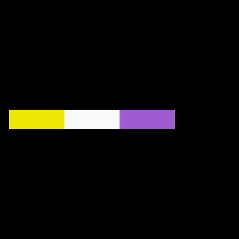 Discreet non-binary flag.