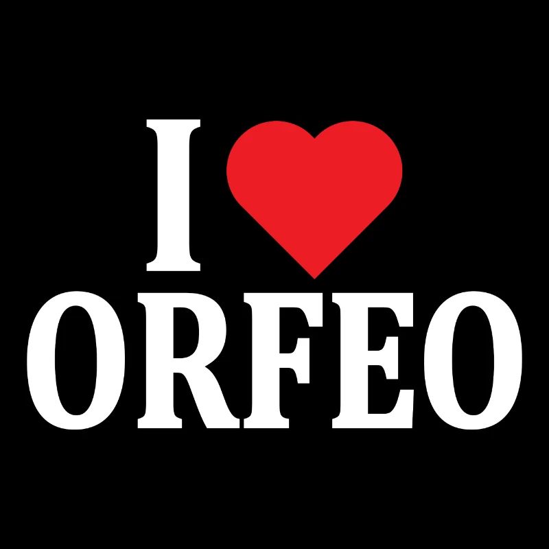 T-Shirt I love Orfeo T-Shirt Geschenkidee