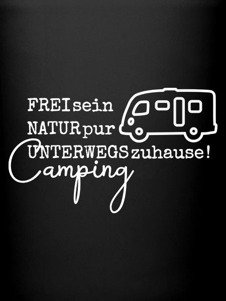 Camping-Spruch mit Wohnmobil (Integriert)