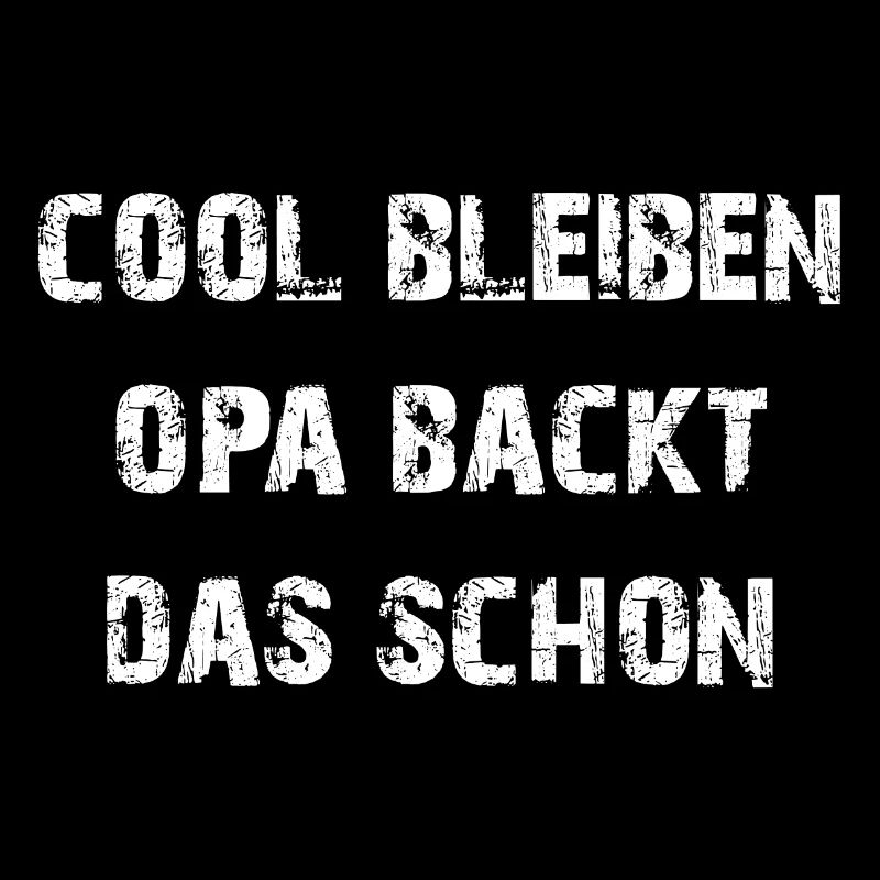 Opa backt das schon - unser backender Opa