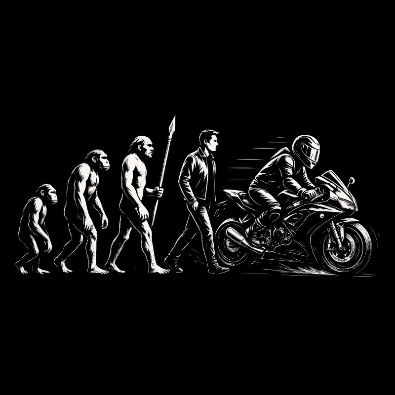 Motorcycle Biker Evolution