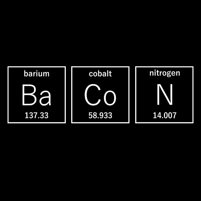 Bacon als Elementsymbol