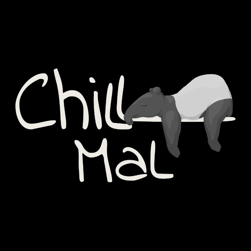 Chill Mal Tapir Cozy Hang Out Cadeau décontracté