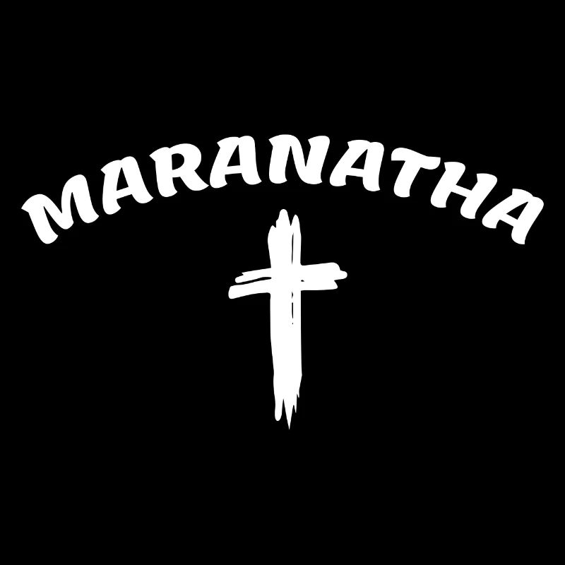 Logo d’écriture croisée Maranatha