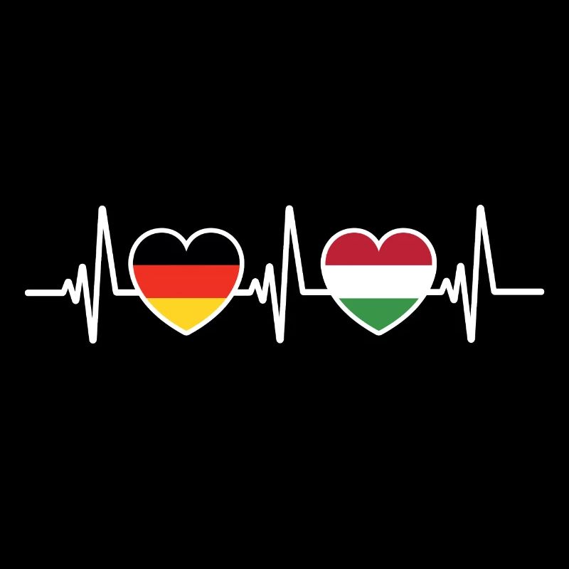 Germany Hungary German Hungarian flag