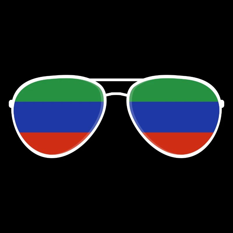 Daghestan Daghestan Daghestan Drapeau Lunettes de soleil