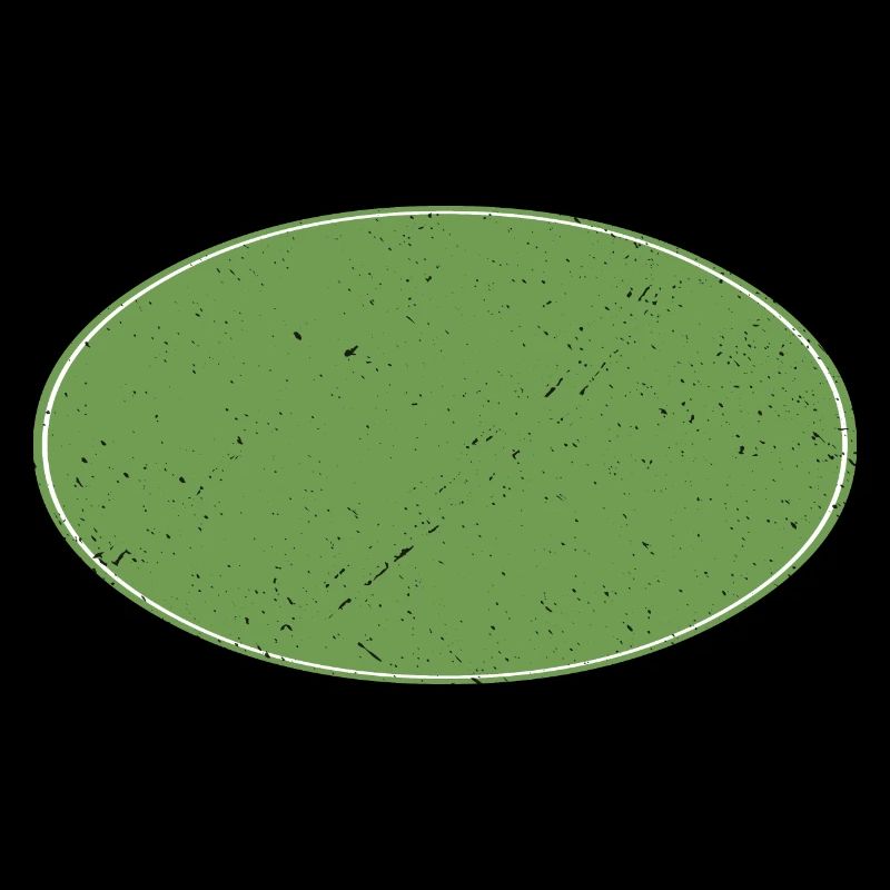 Oval background dirty green