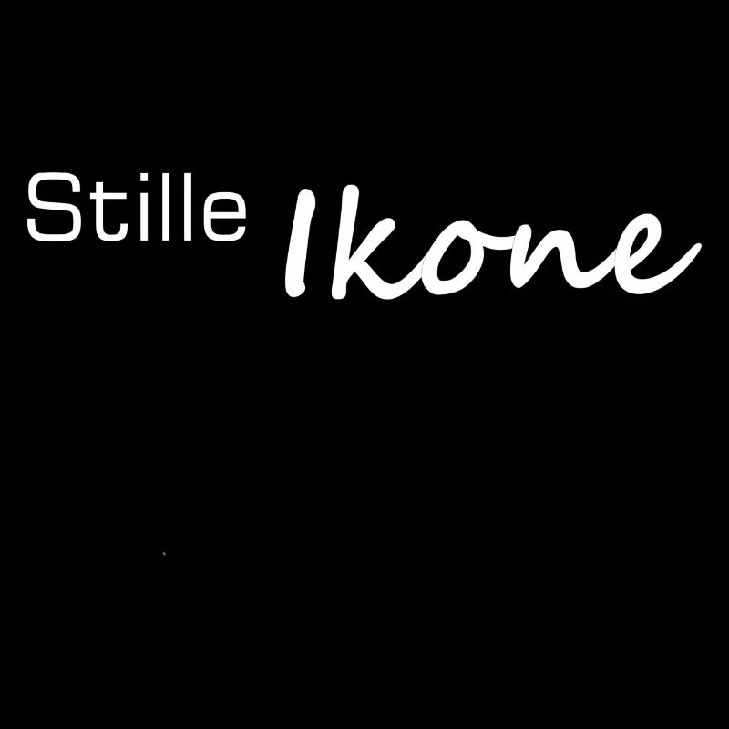 Silent Icon Minimalist Contrast