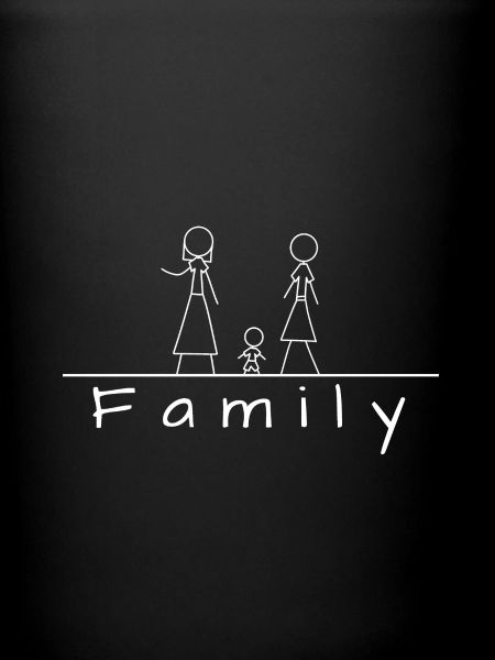 Stick figure family
