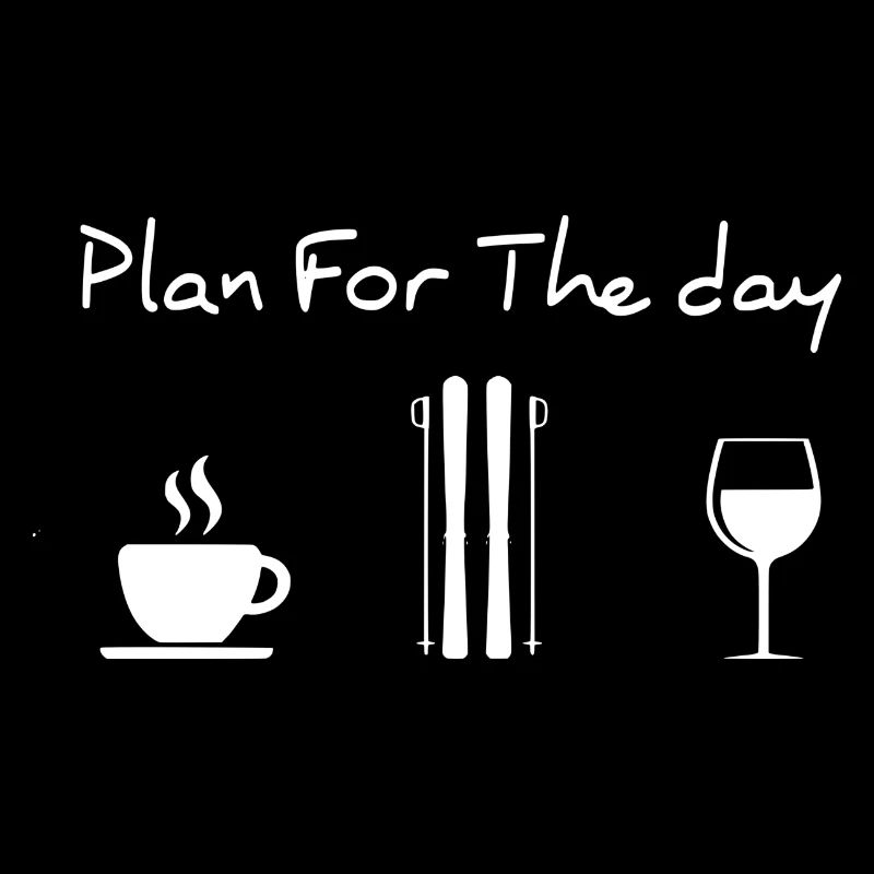 Plan for the day - skiing and fun