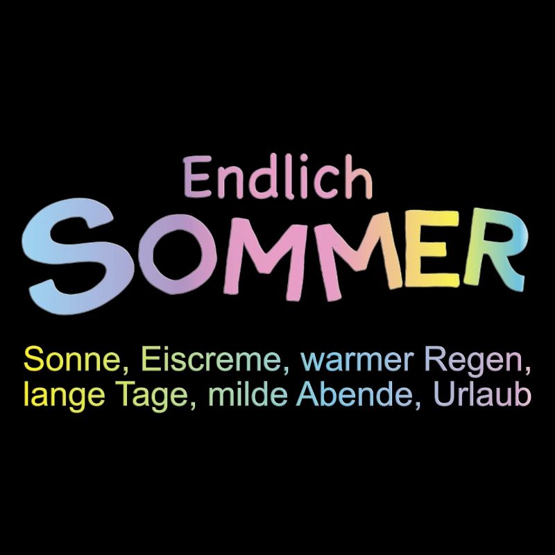 Endlich Sommer: Pastellfarben