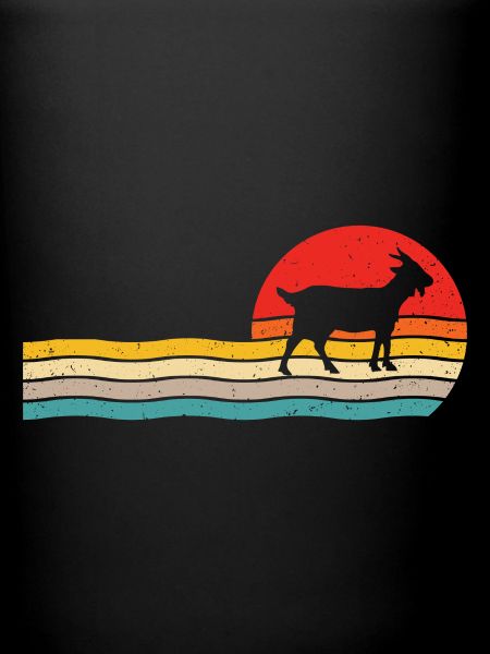 Chèvre T-shirt Rétro Chèvres