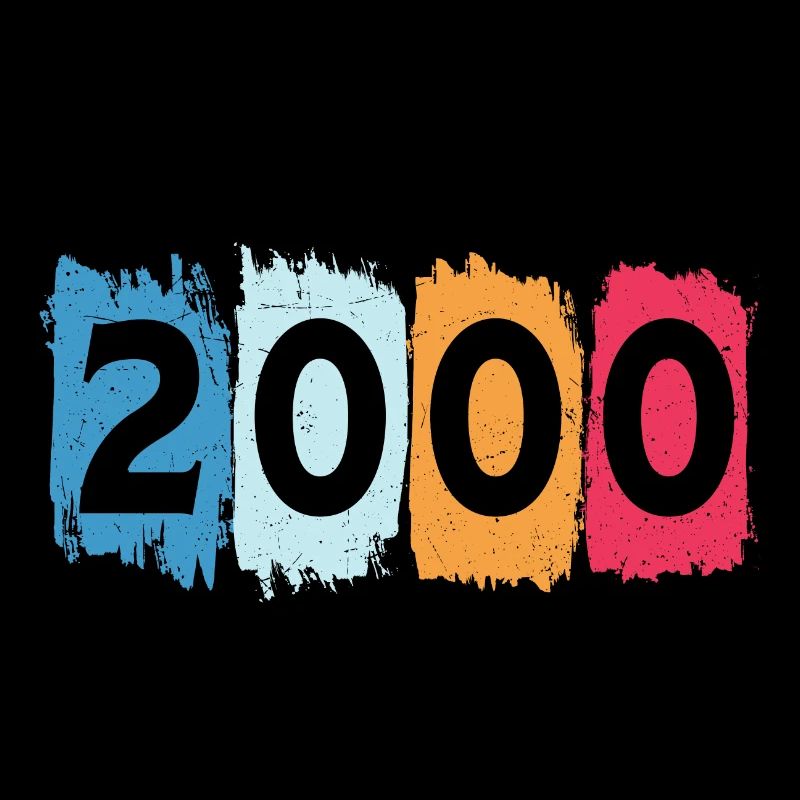 T-shirt rétro 2000 2000 millésime 2000