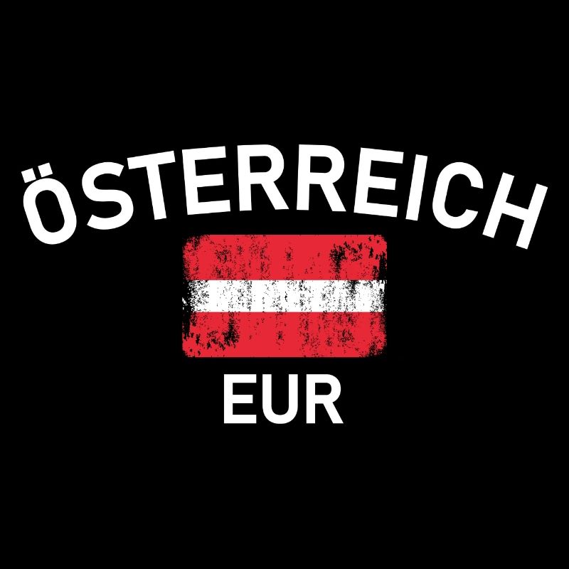 Austria Arc Flag Distressed Logo