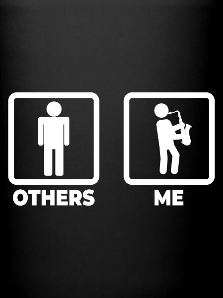 Saxophone Stick Figure