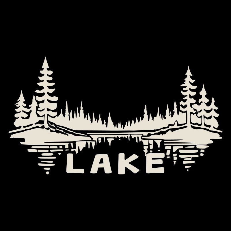 Reflet du lac [Blanc]
