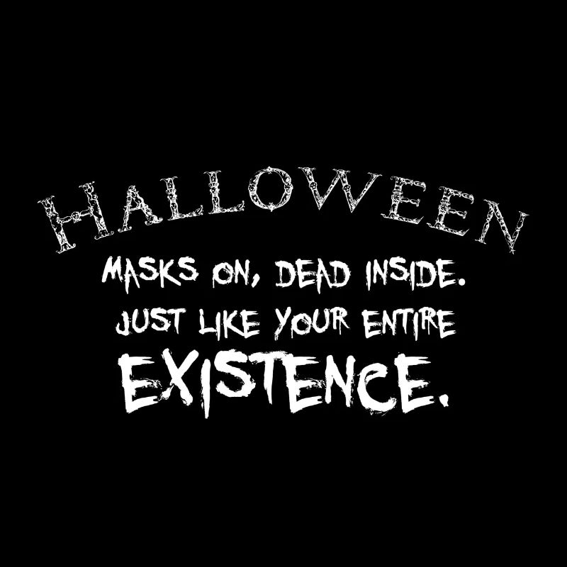 Masques d’Halloween sur le devant