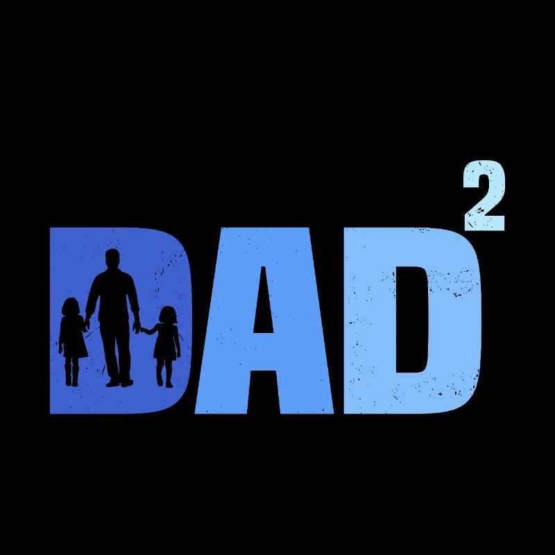 Vater von zwei Töchtern Geschenk Papa Töchter