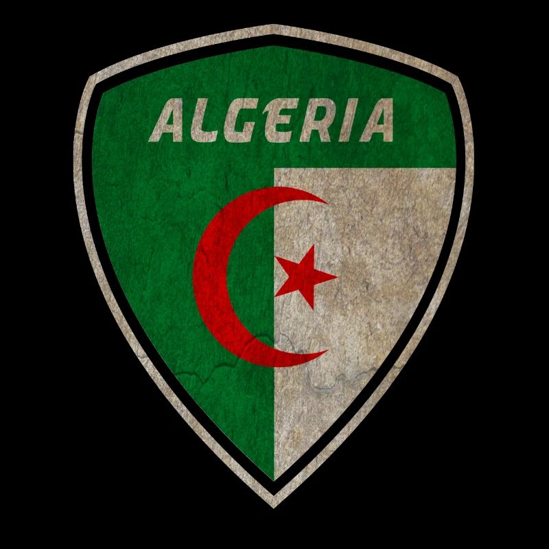 Algerien Wappen Vintage / Geschenk Algier