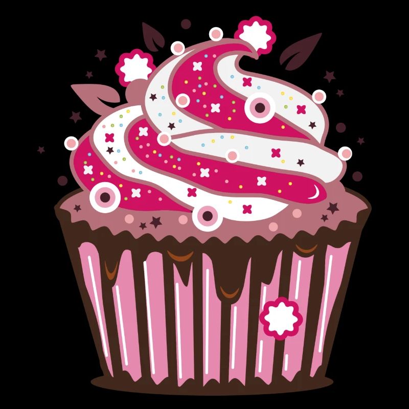 A cupcake with frosting