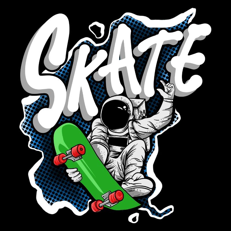 Skate astronaute