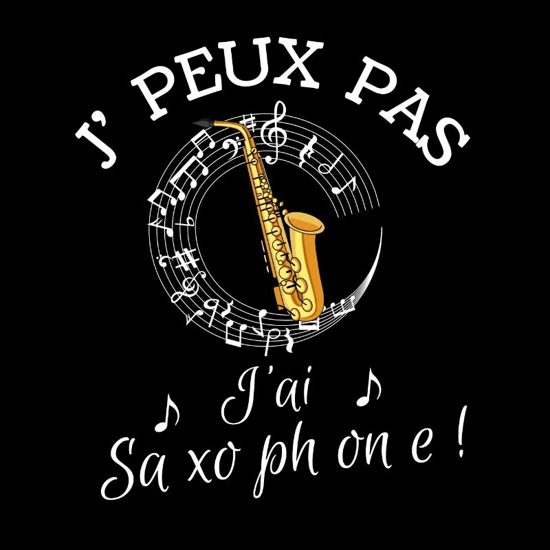 je peux pas, j'ai saxophone