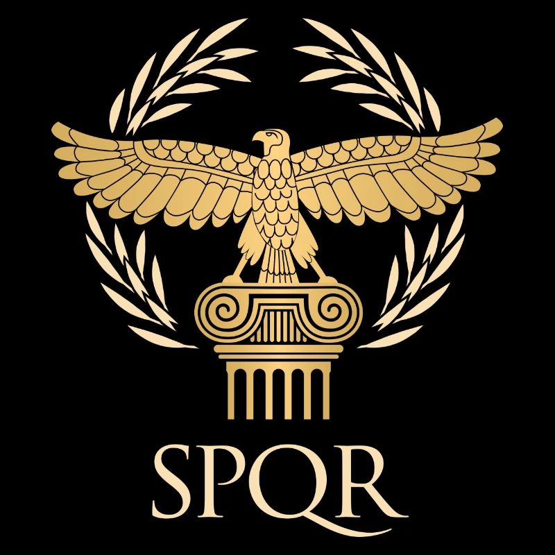 SPQR - Drapeau empire et république Rome antique