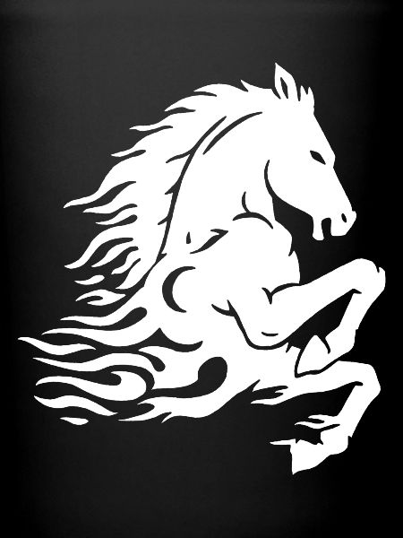 Cheval fantôme (blanc)
