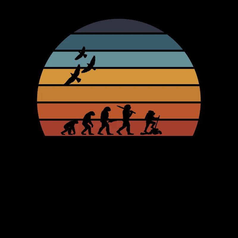 retro vintage sunset evolution RANDONNEE