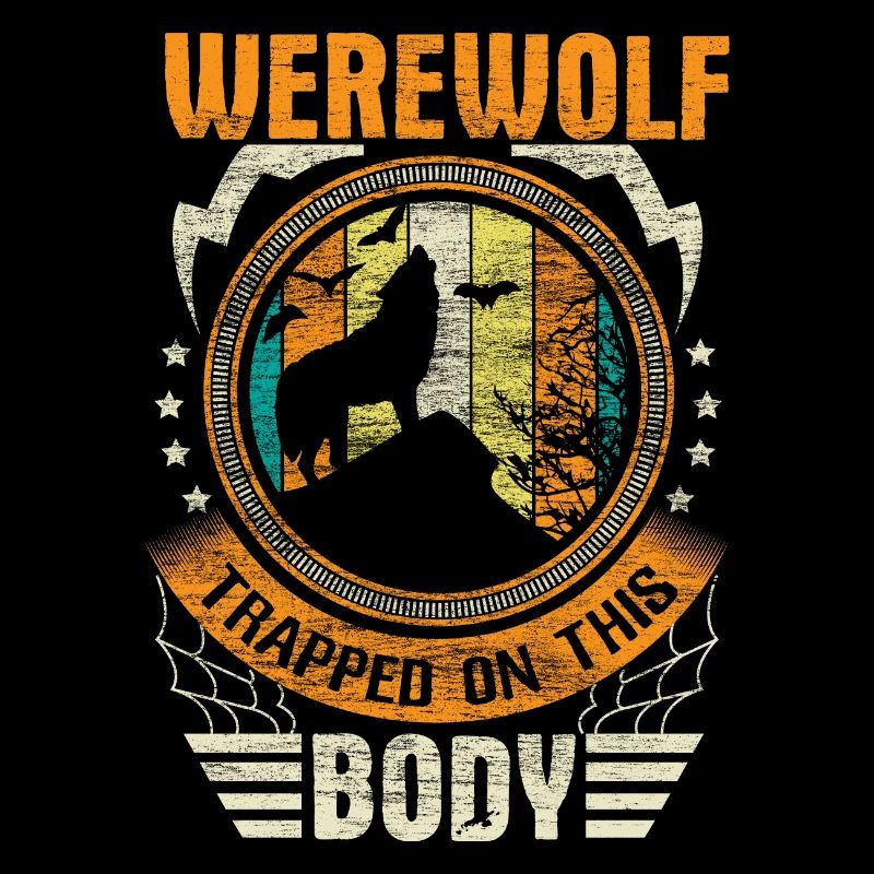 Cadeau de loup-garou d’Halloween
