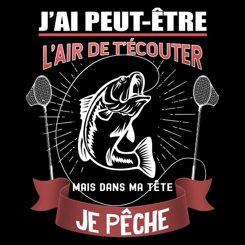L'Air De T'Ecouter Message Drôle Homme Pêcheur