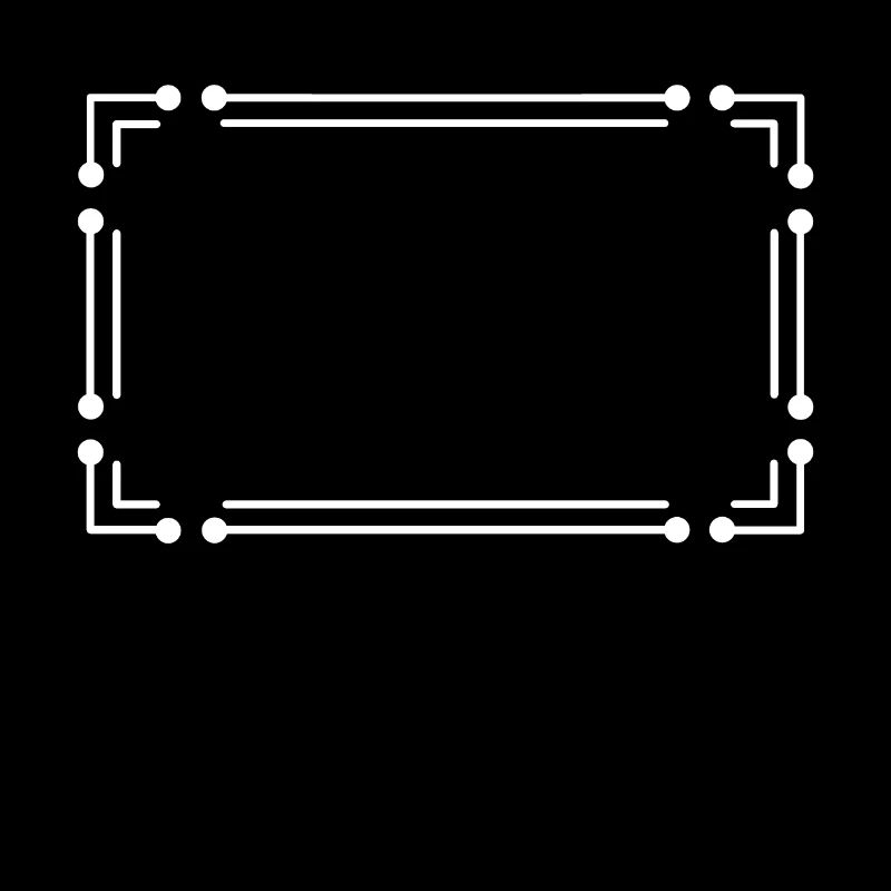 Frame Line Stroke Punke in black