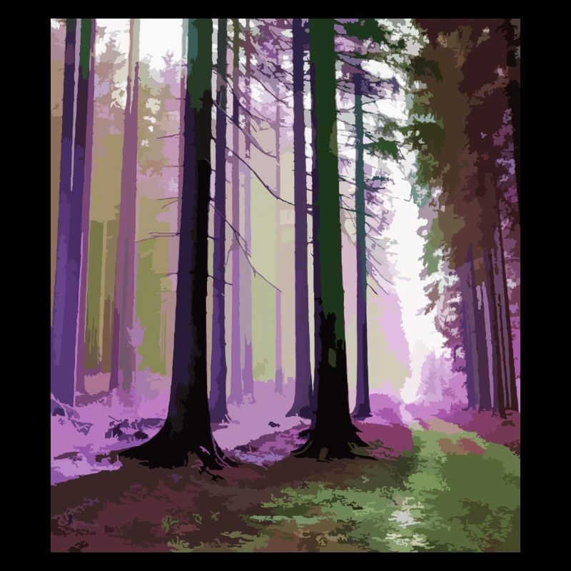 Forêt de nuages hantée