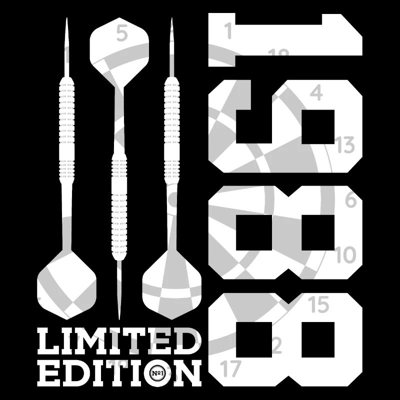 LIMITED EDITION 1988 DARTS 38TH BIRTHDAY