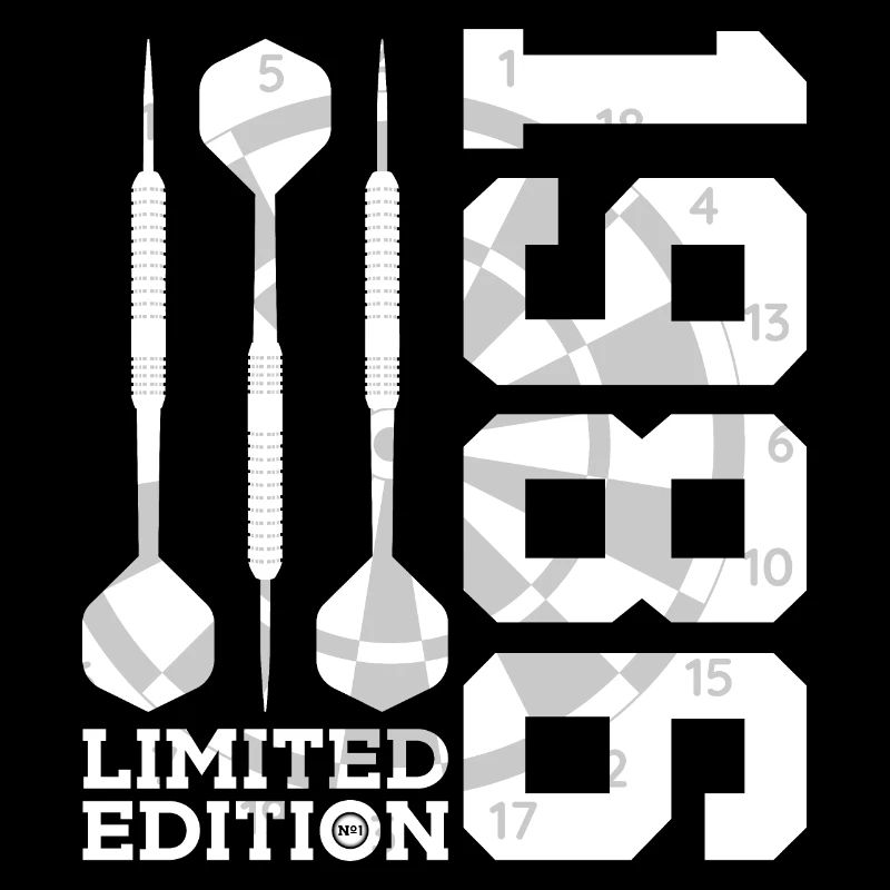 ÉDITION LIMITÉE 1986 DARTS 40E ANNIVERSAIRE