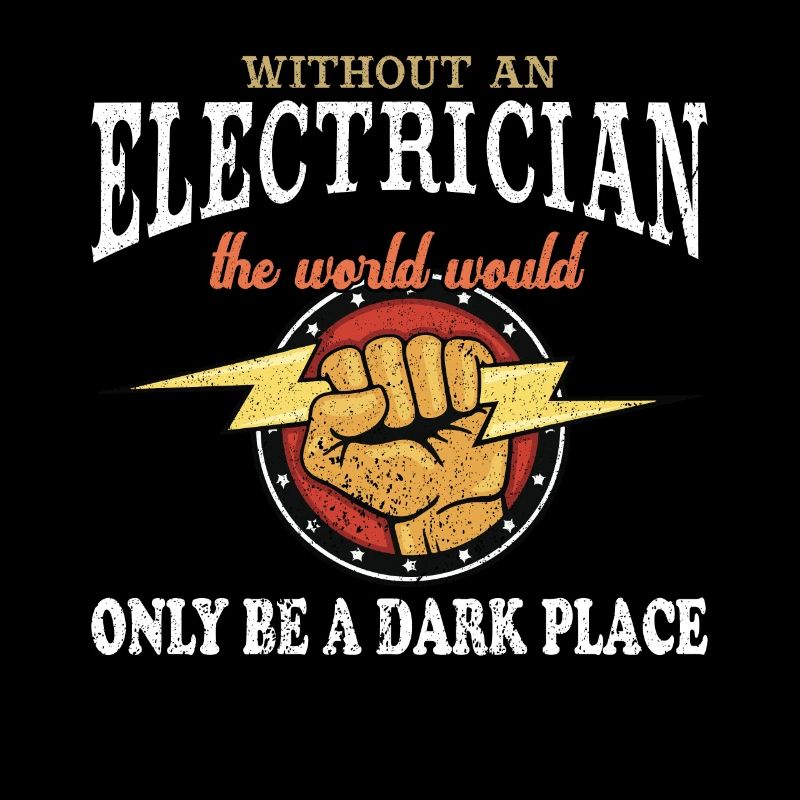 Electrican- Elektriker Tshirt