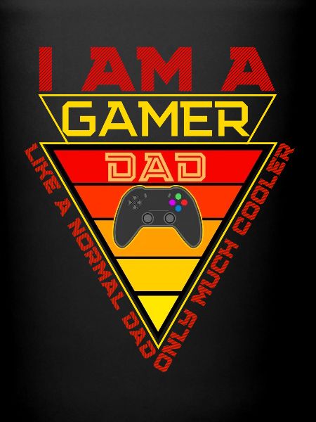 Gamer Dad Triangle Badge